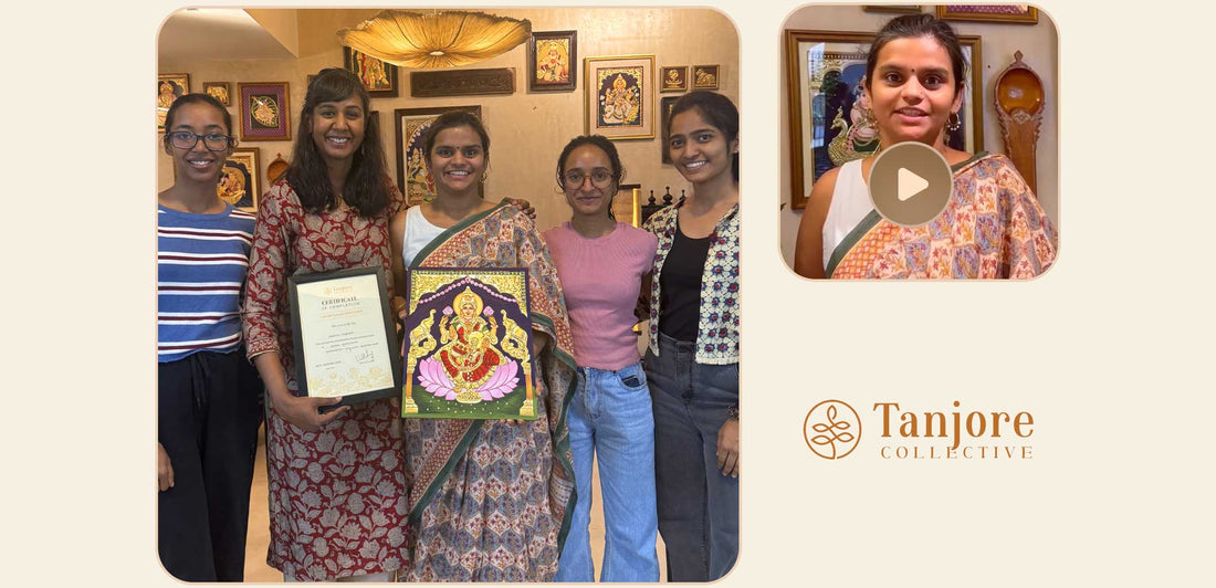 Spoorthi Went From "Can I Do This?" to a Finished Tanjore Painting in 6 Weeks