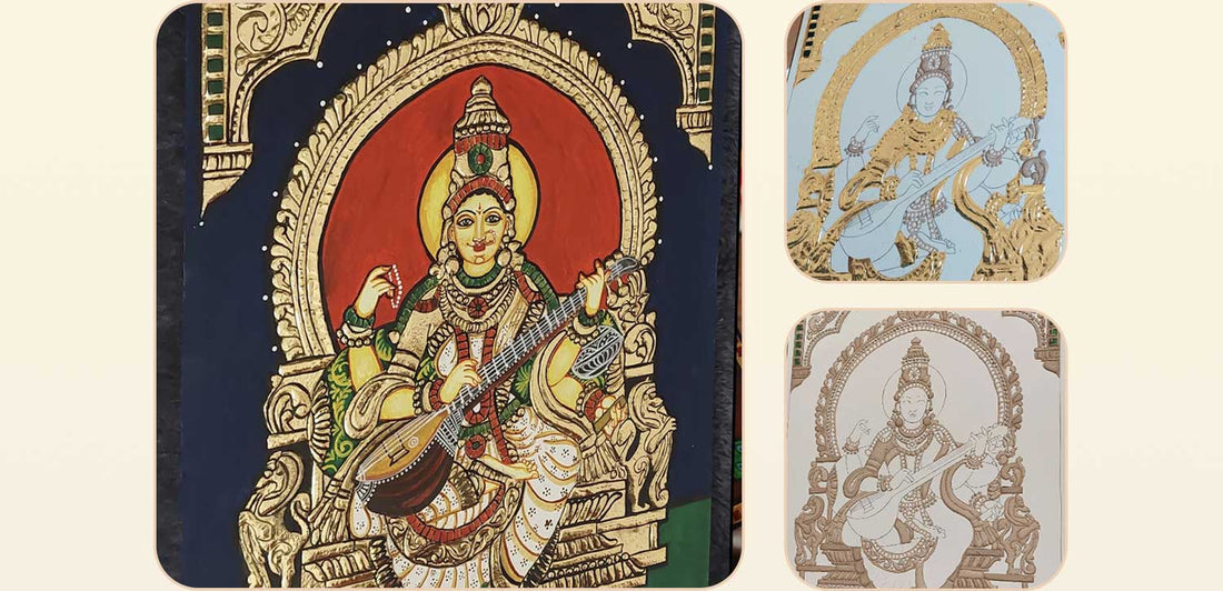 How Akanksha Mastered Tanjore Painting — Without Attending Live Classes