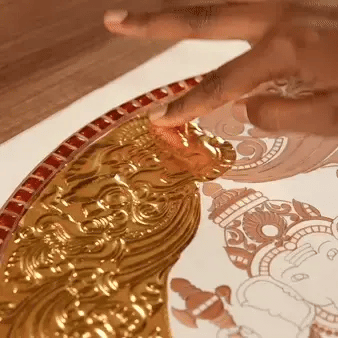 From Canvas to Finished Painting